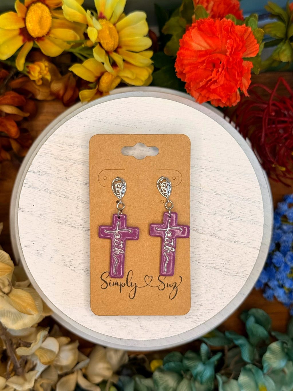 Faith Cross — Silver Filigree