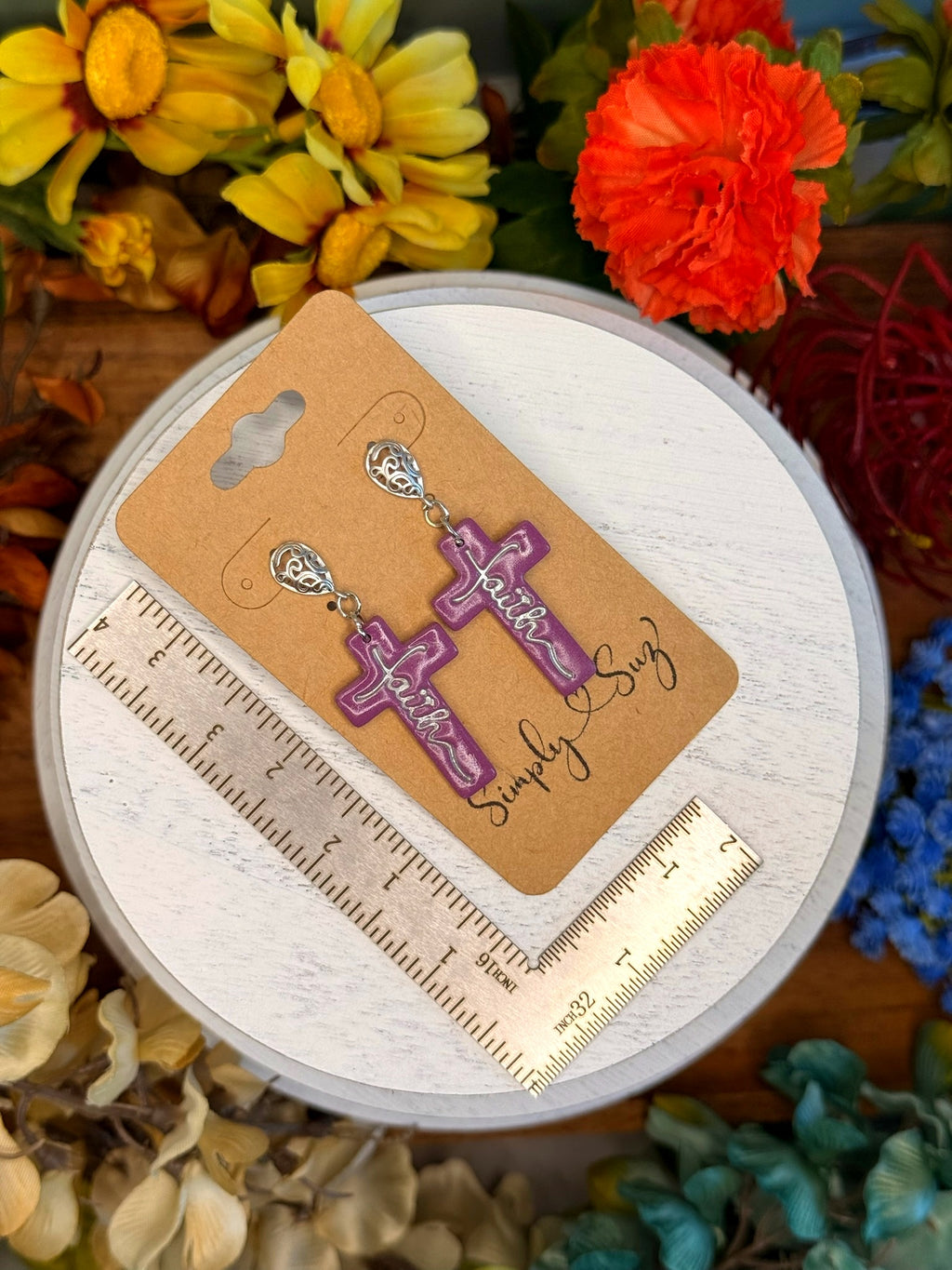 Faith Cross — Silver Filigree