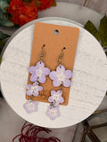 Lilac Bloom Cascade Dangles