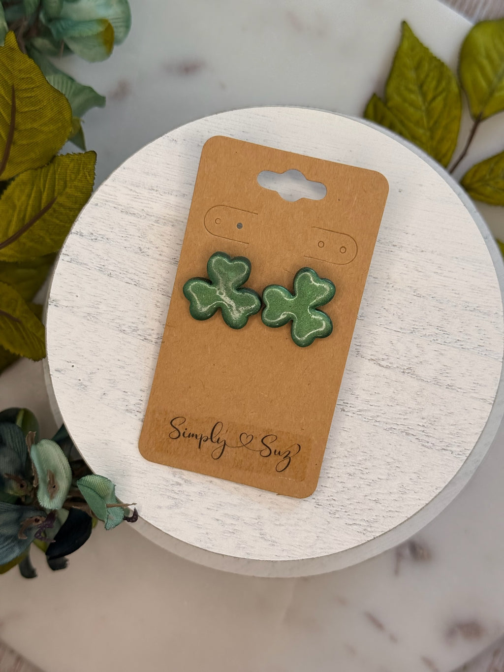 Clover Shimmer Studs