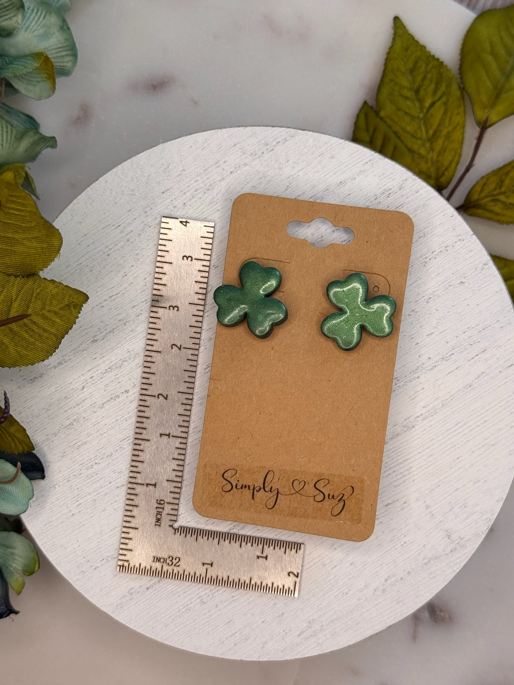 Clover Shimmer Studs