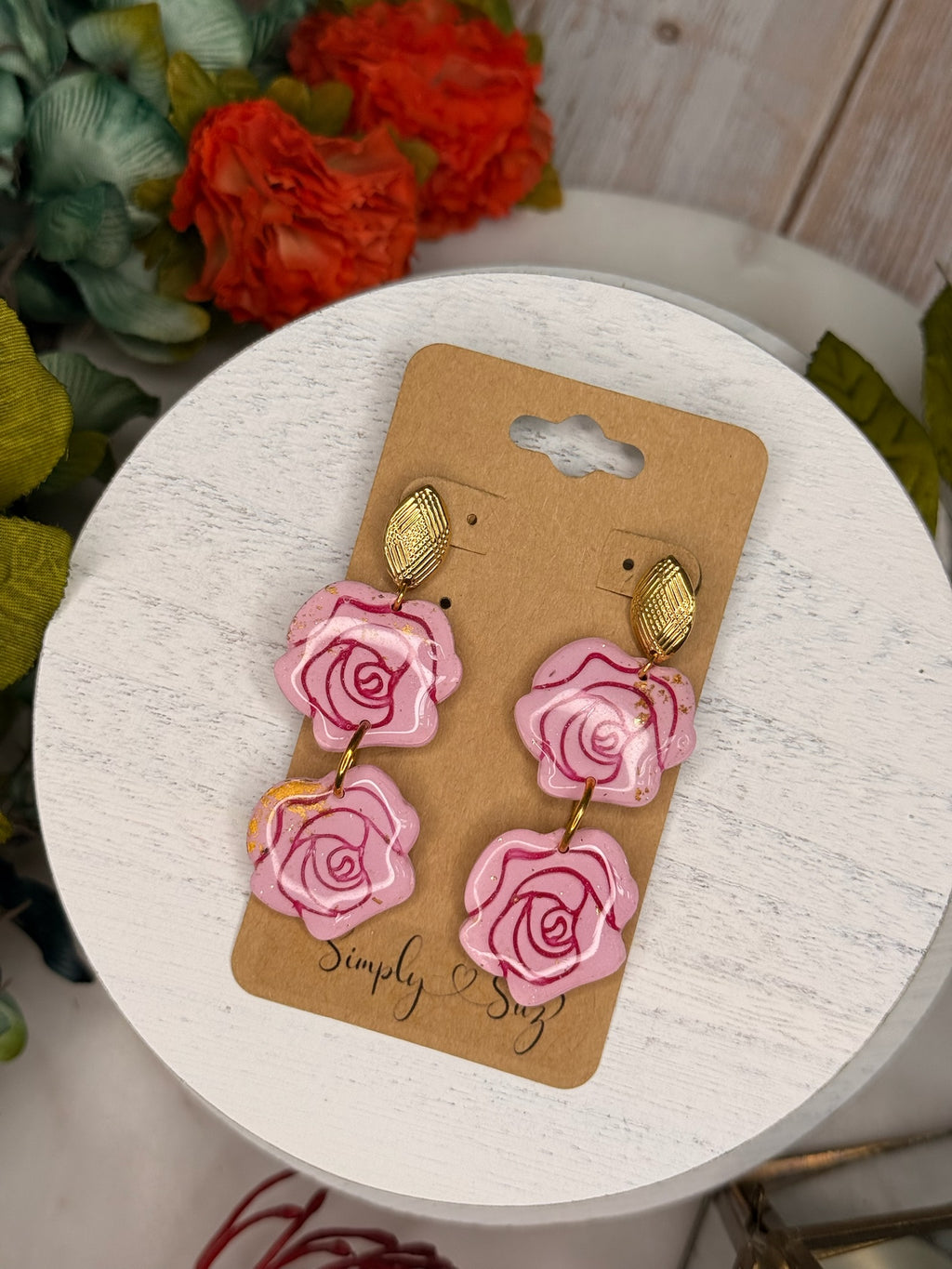 Gilded Rose Tiered Dangles