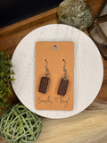Ice Cream Sandwich Dangles — Silver