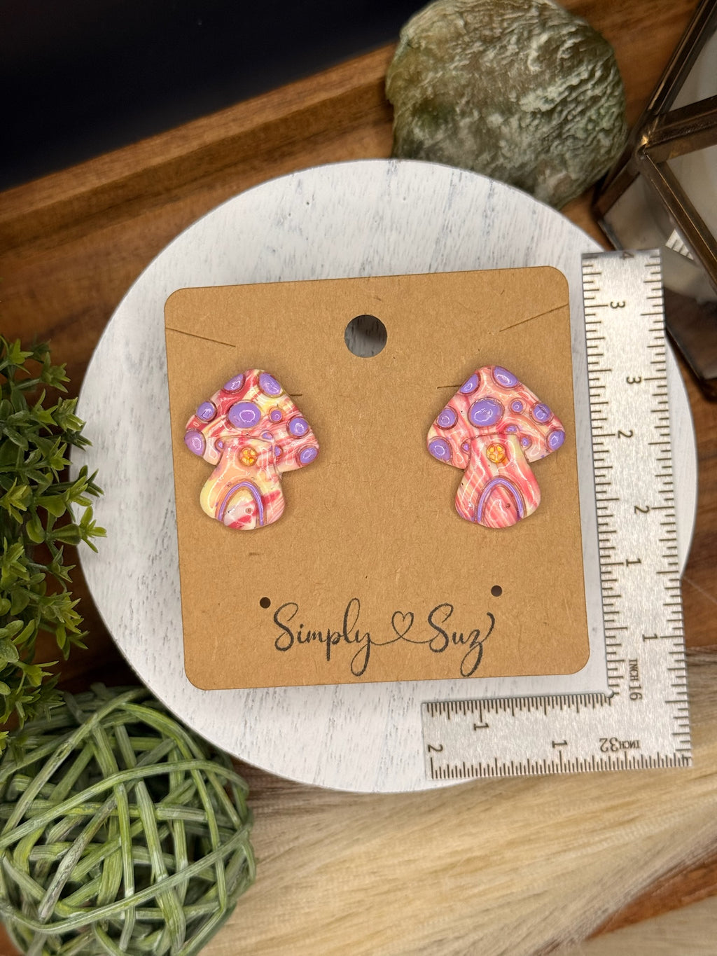 Enchanted Mushroom Cottage Studs
