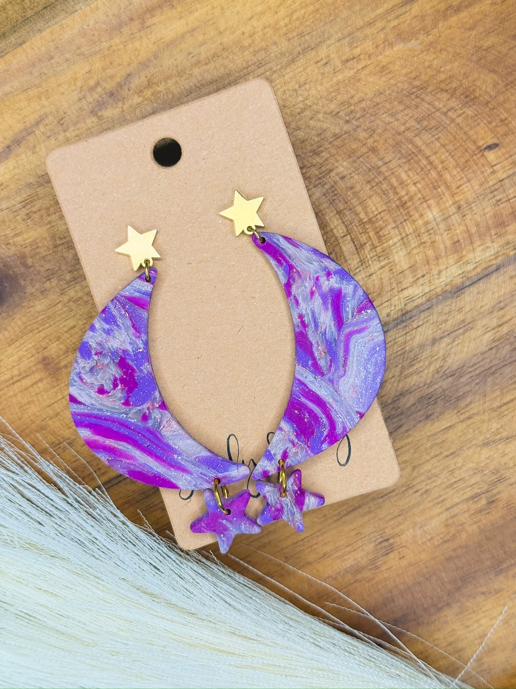 Nebula Moon & Star Cascade — Star