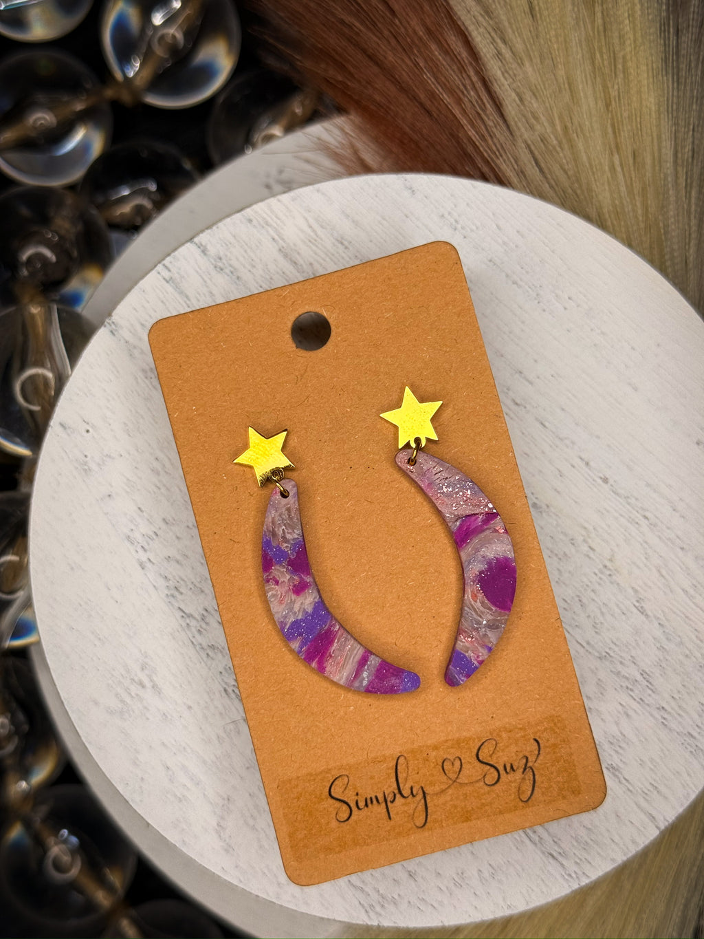Nebula Crescent Dangles