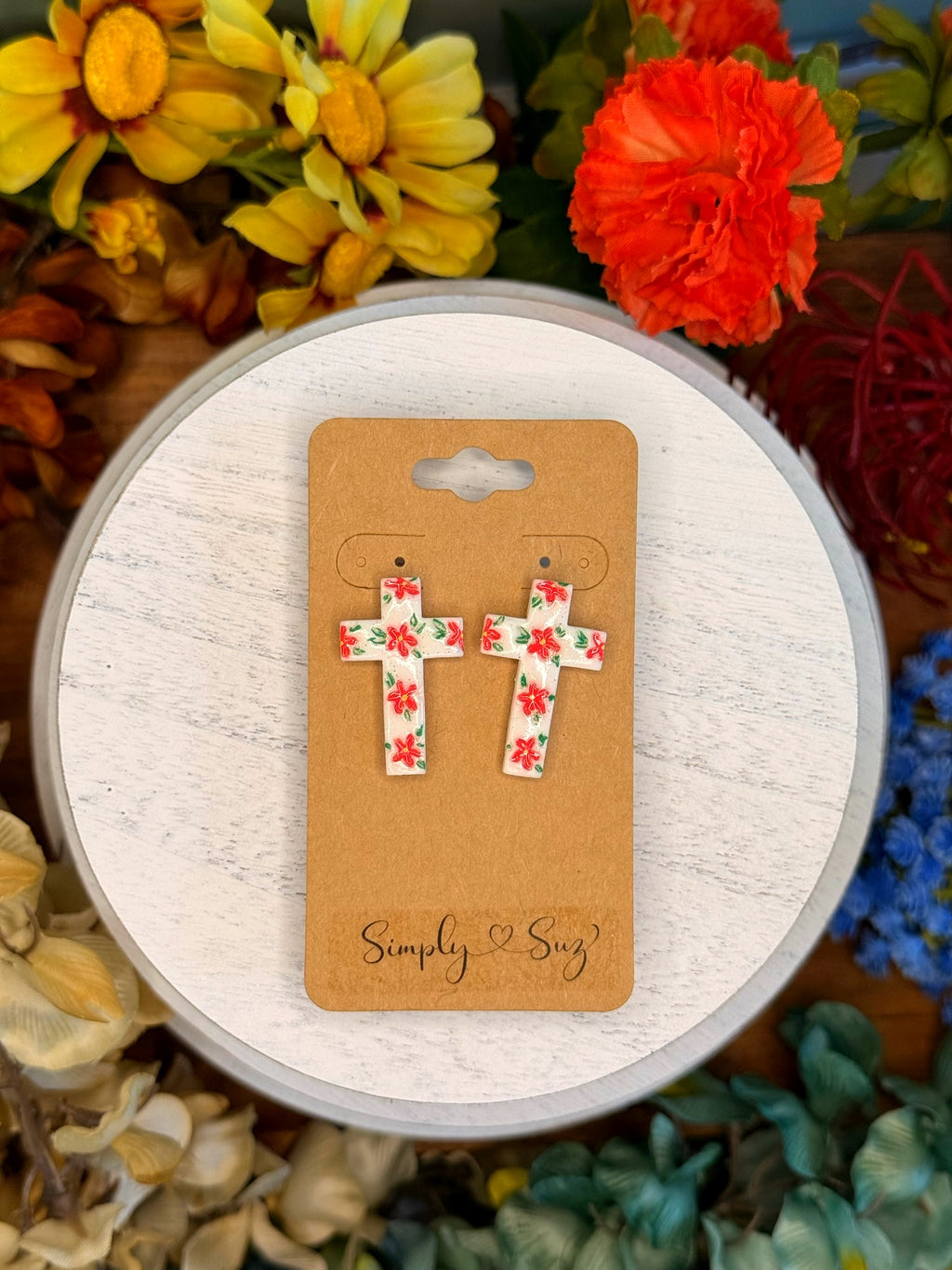 Garden Cross — Scarlet
