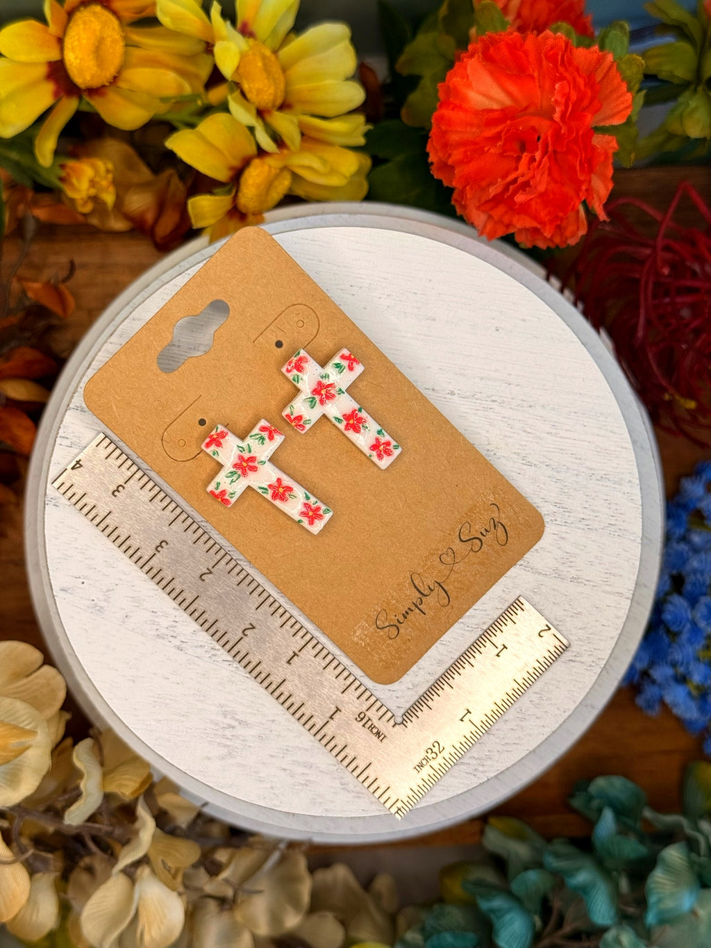 Garden Cross — Scarlet