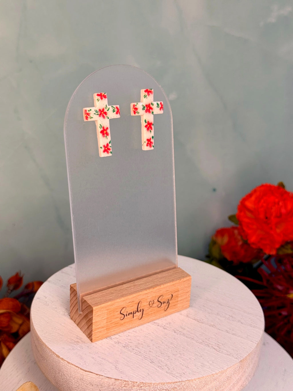 Garden Cross — Scarlet