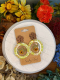 Terrarium Hoops — Golden Bloom