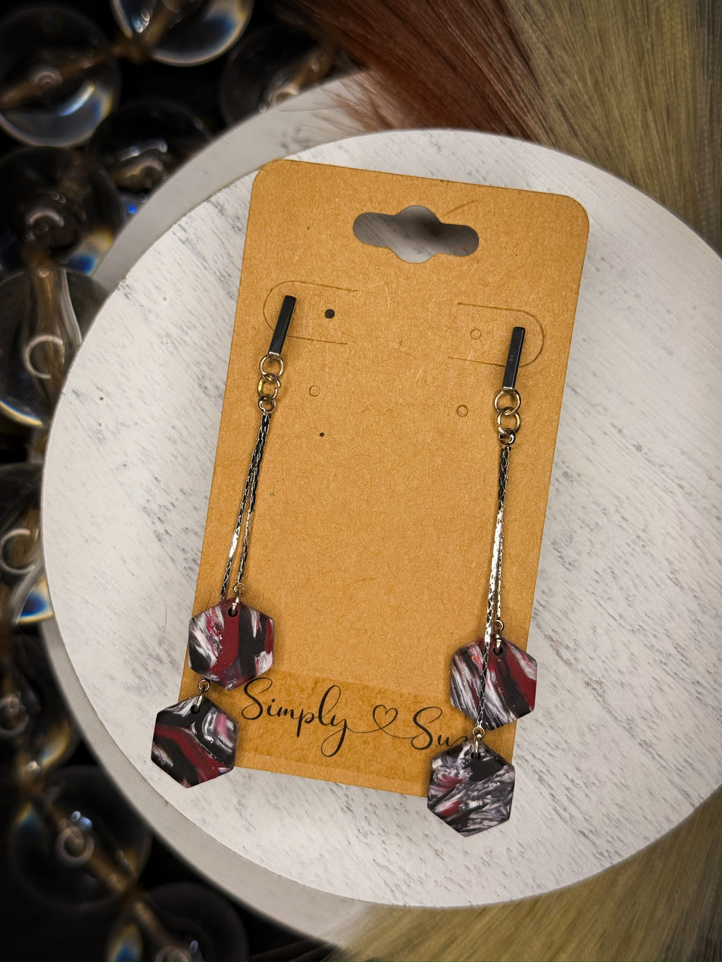 Dark Matter Hexagon Chain Swings
