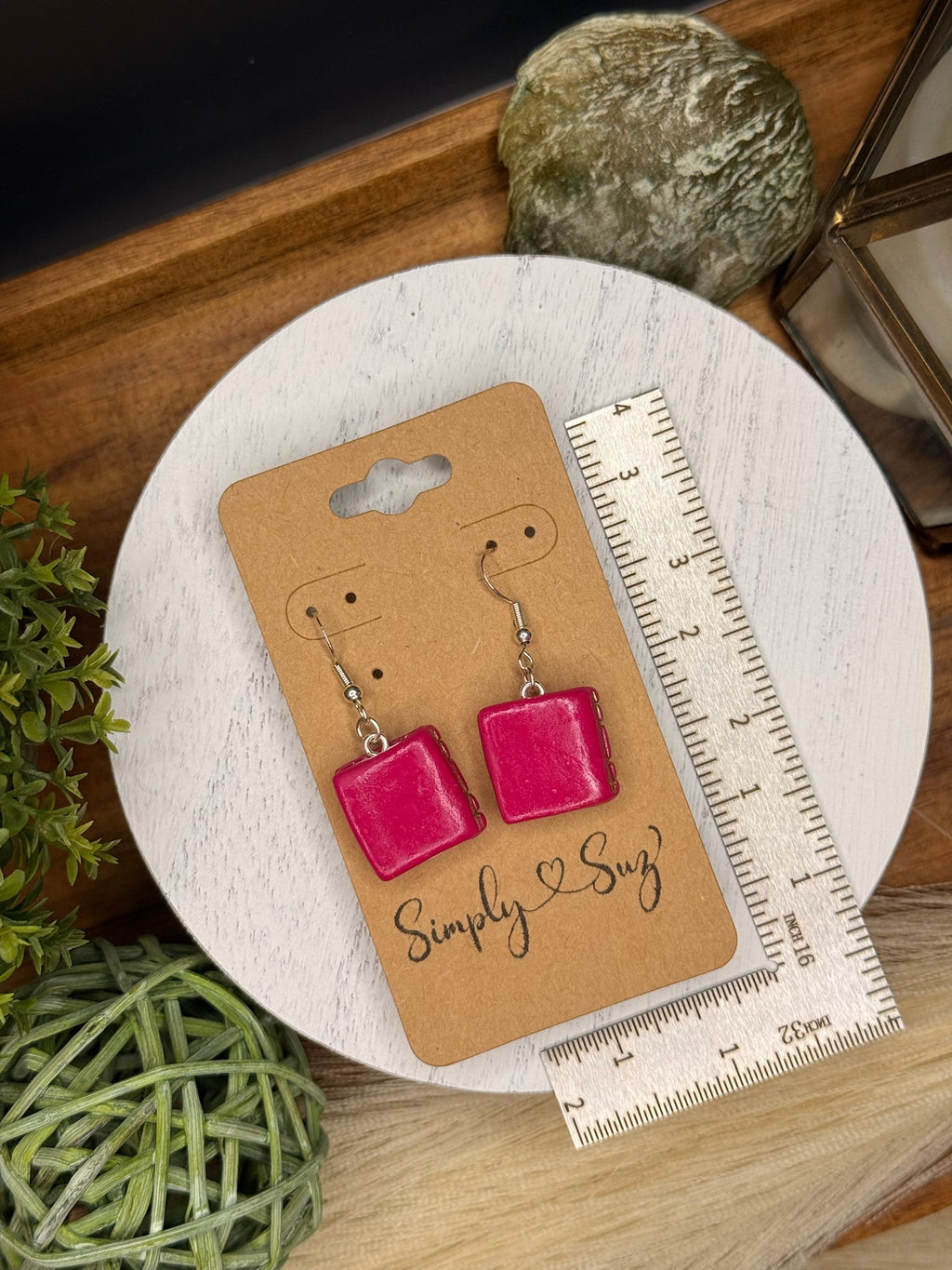 Fuchsia Storybook Dangles