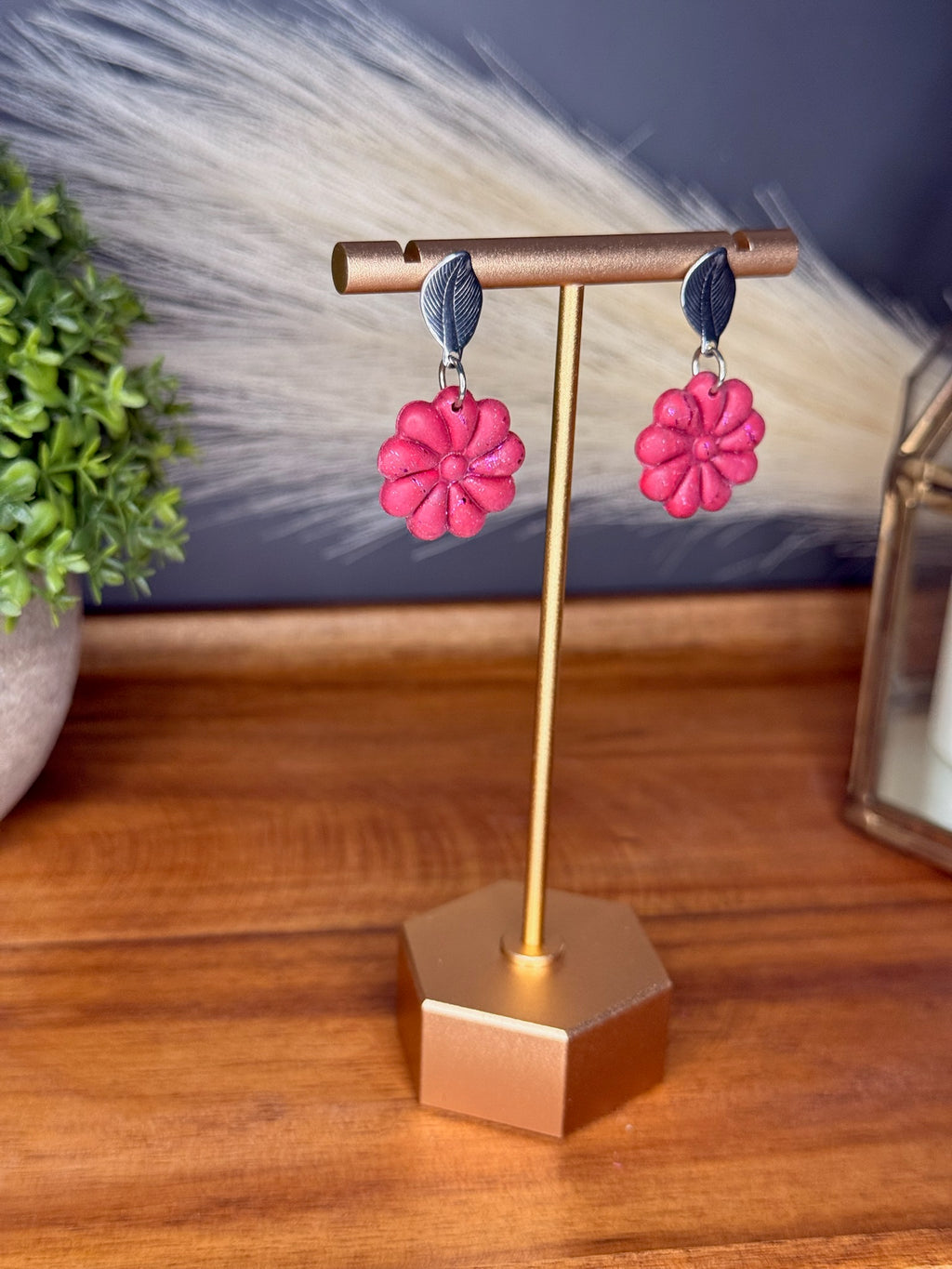 Mulberry Bloom Dangles