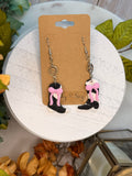 Pink Bow Boots