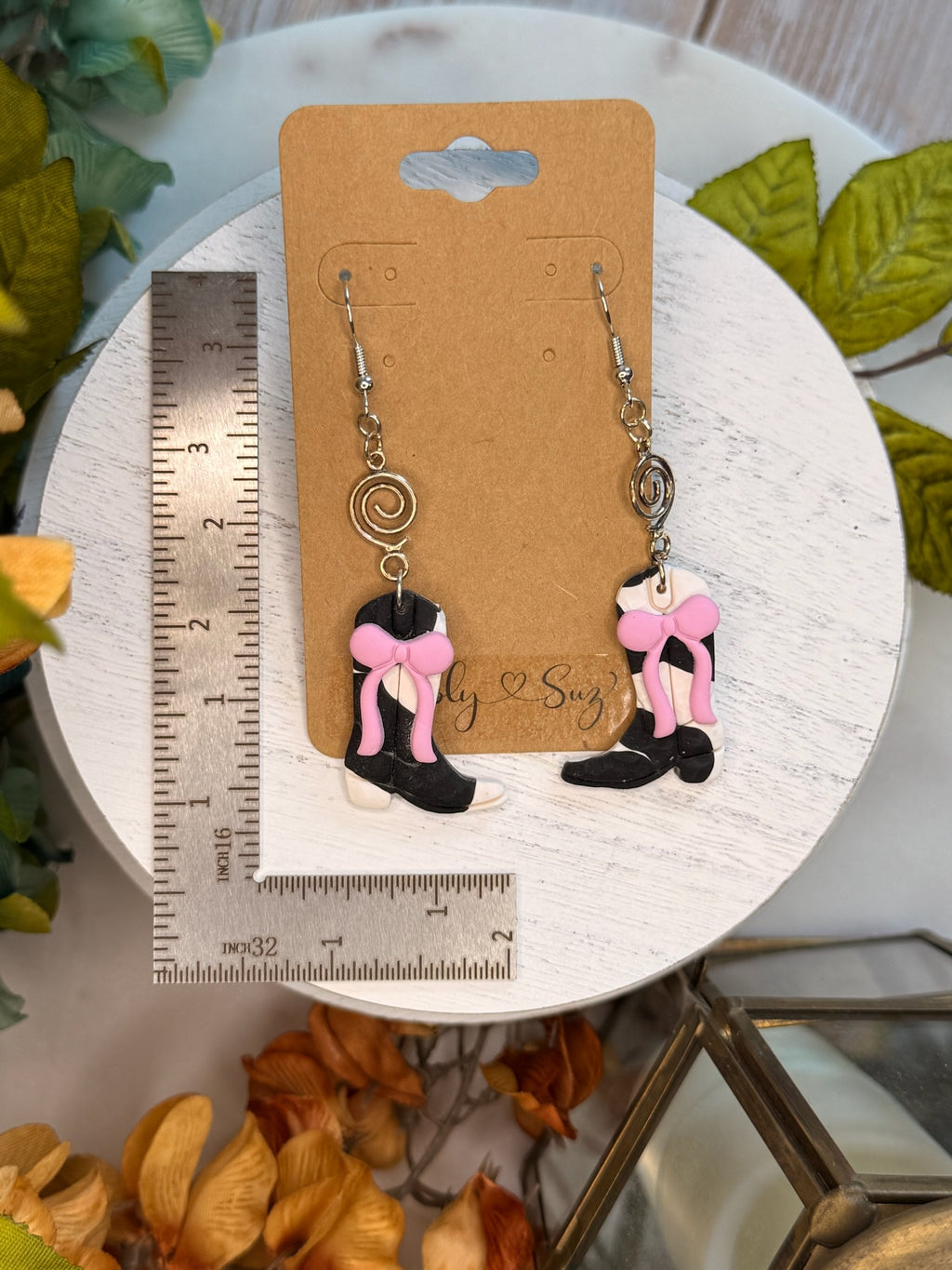 Pink Bow Boots