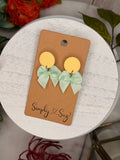 Buttercup Bow Dangles