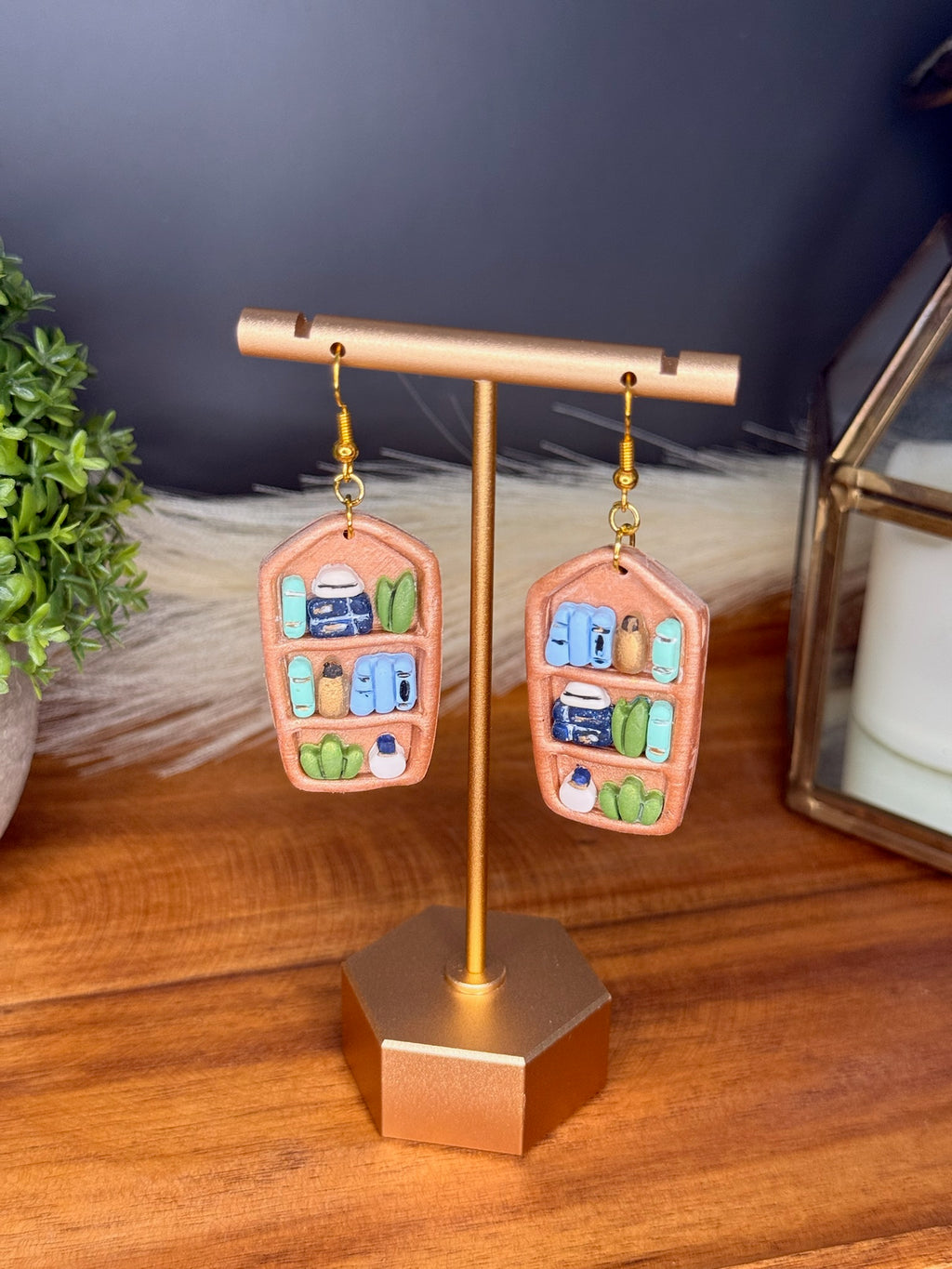 Cozy Bookshelf Dangles
