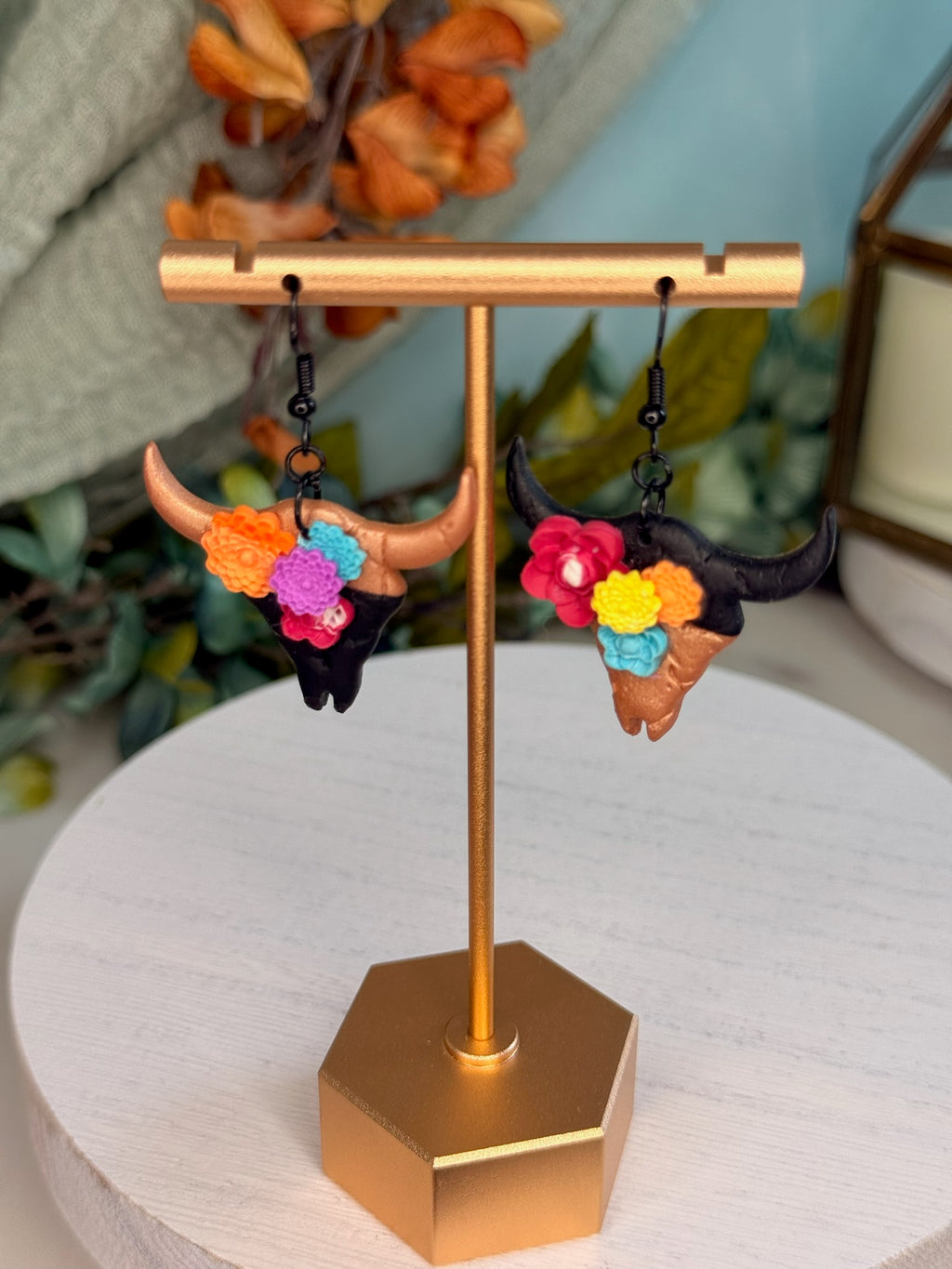 Longhorn Fiesta Crown Dangles