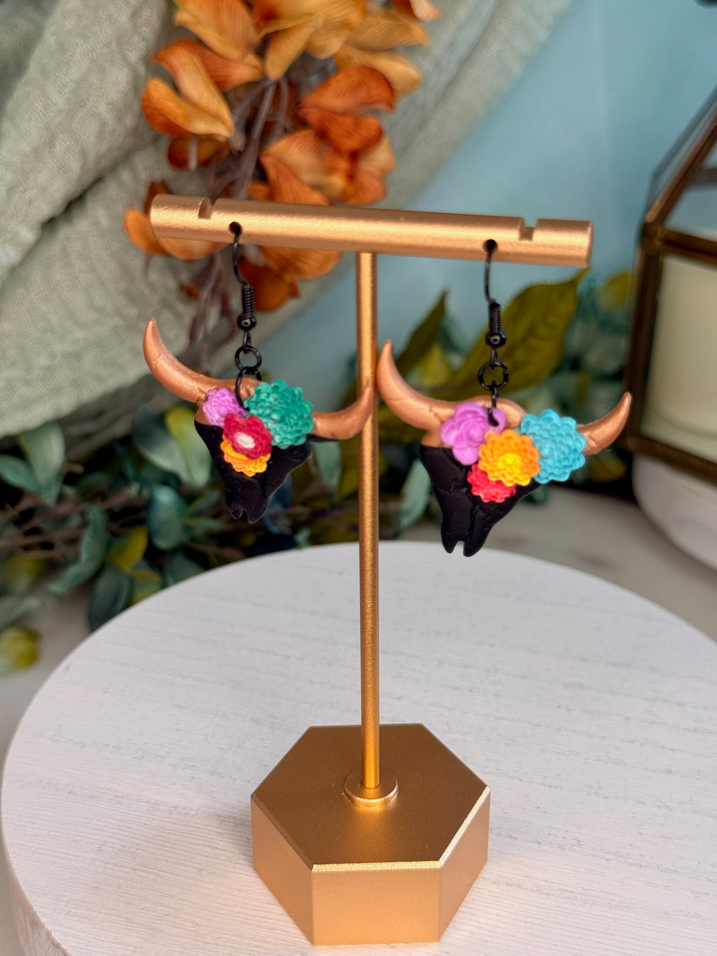 Longhorn Festival Crown Dangles