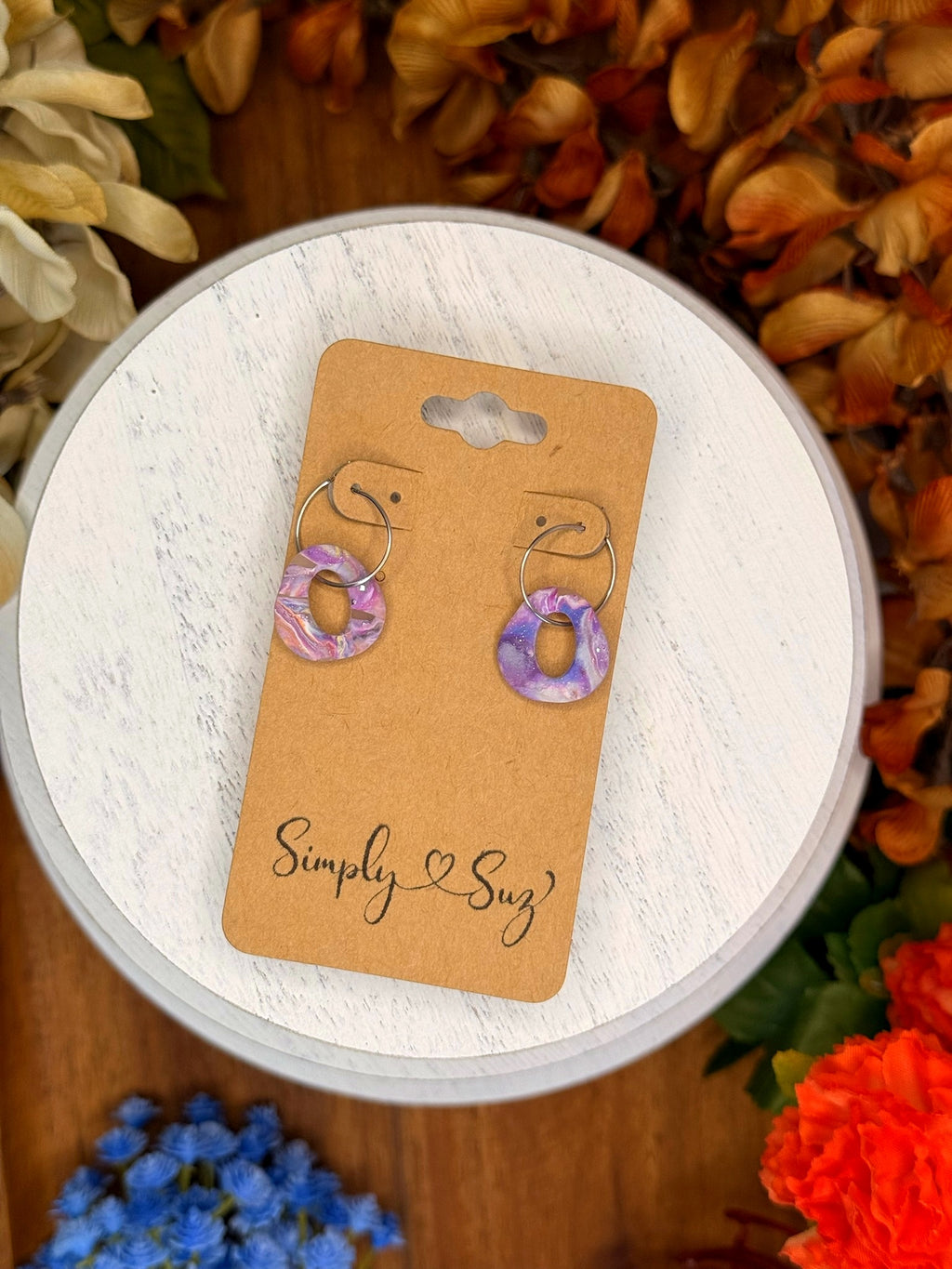 Wisteria Hoop Charms