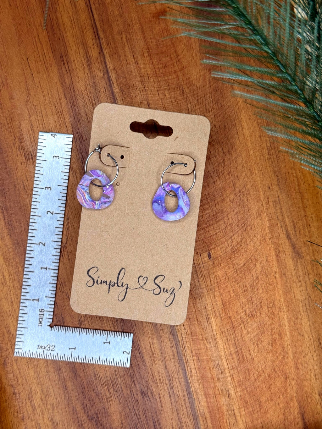 Wisteria Hoop Charms
