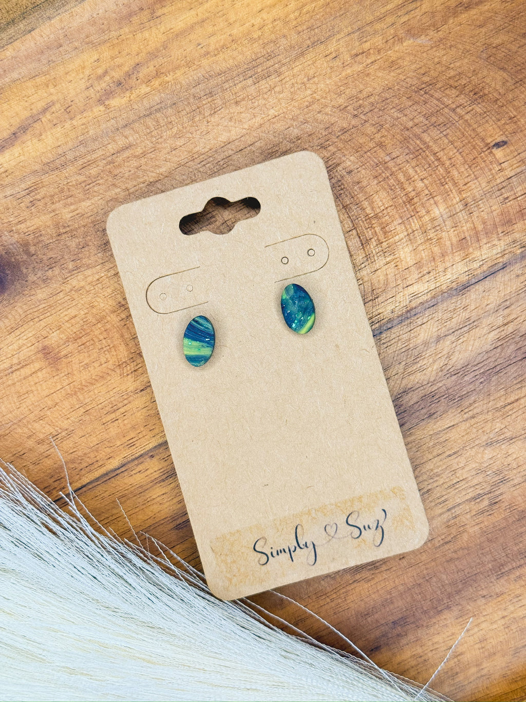 Aurora Oval Studs