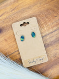 Aurora Oval Studs