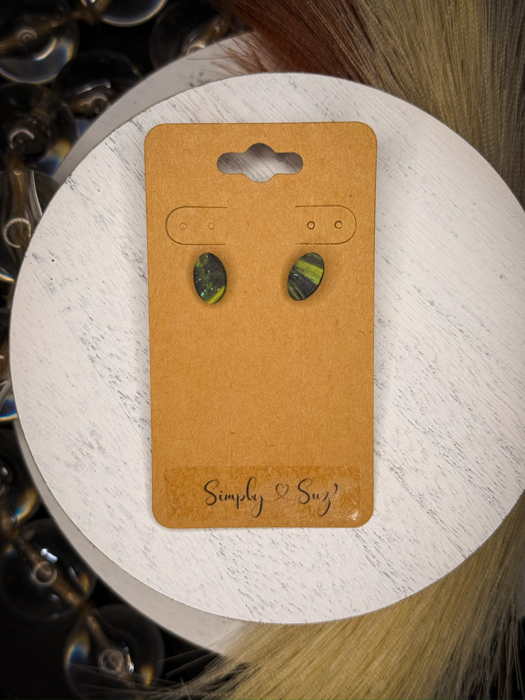Aurora Oval Studs