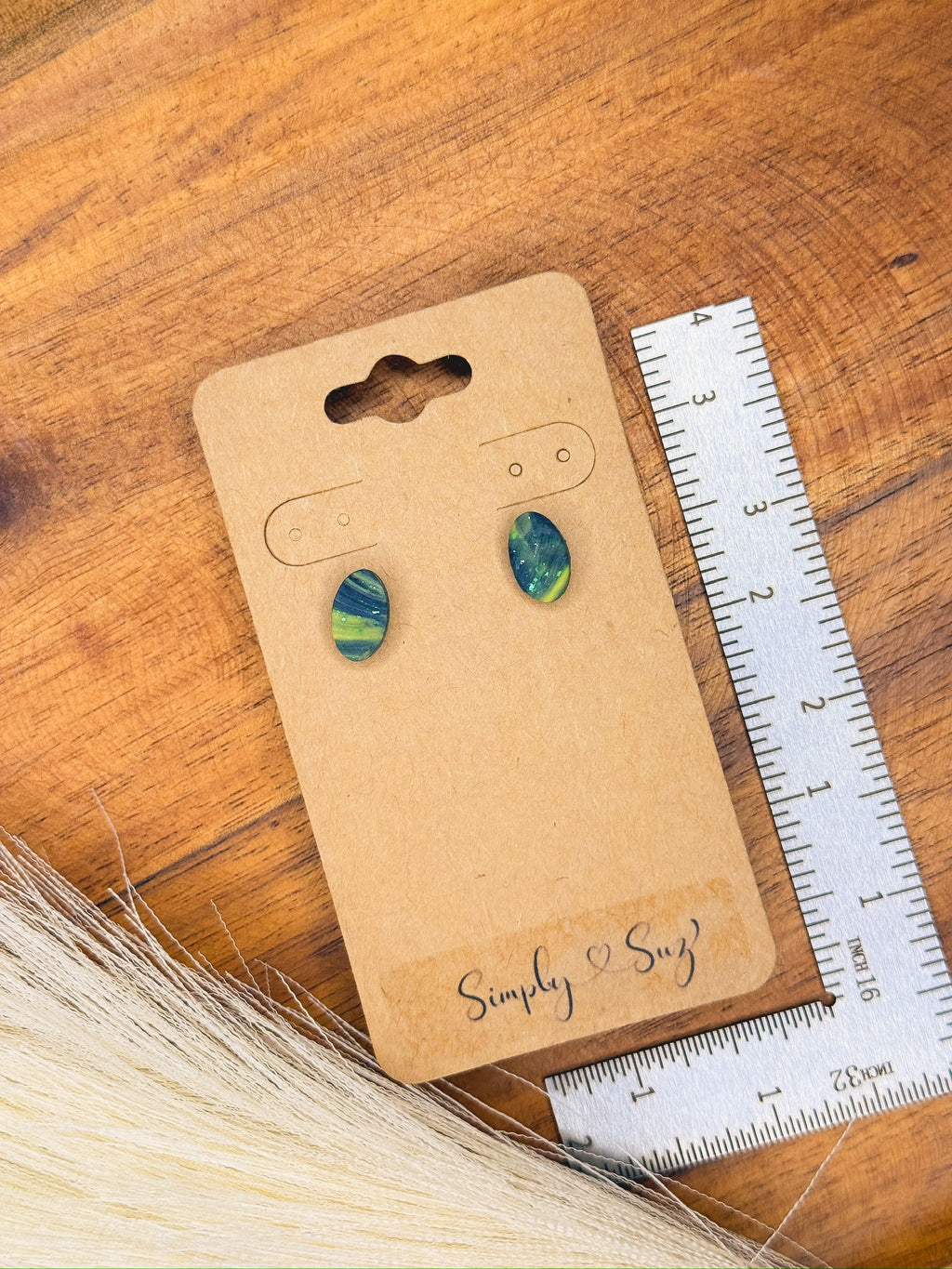 Aurora Oval Studs