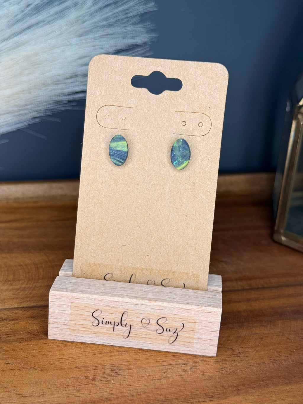 Aurora Oval Studs
