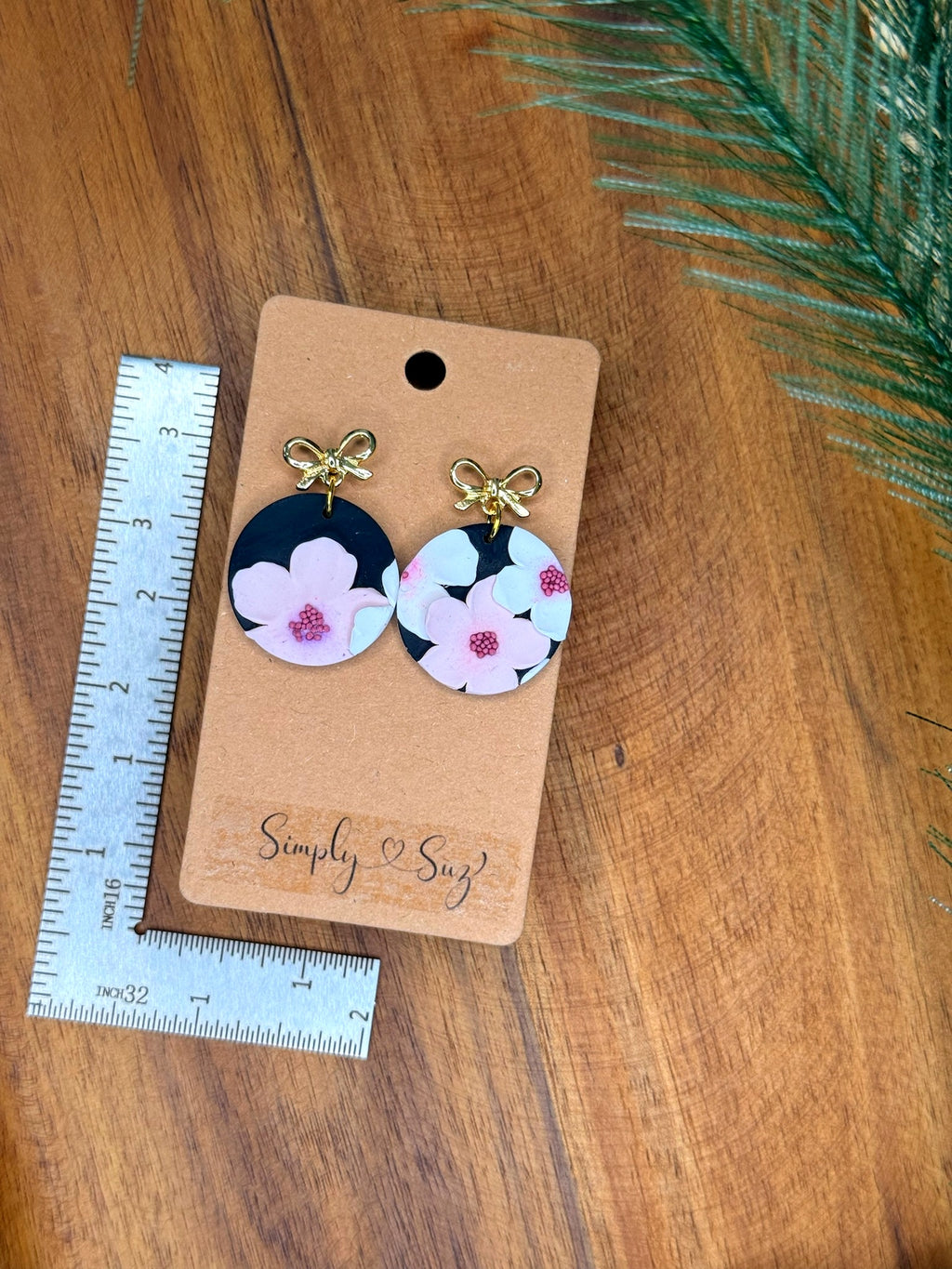 Cherry Blossom Swings — Gold Bow