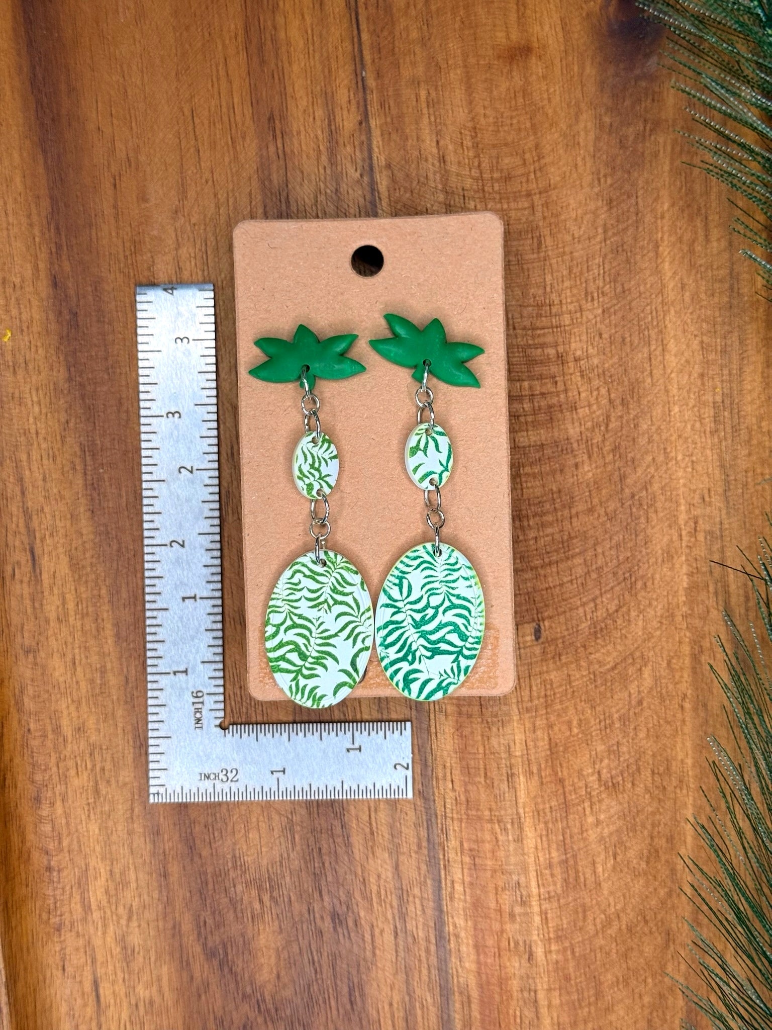 Palm Frond Tiers — Silver