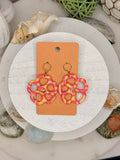 Sunset Stripe Flower Cutouts
