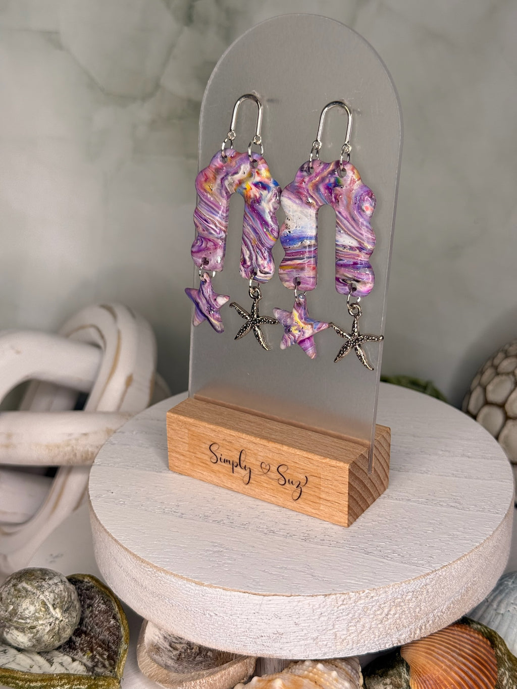 Mermaid Cove Starfish Dangles