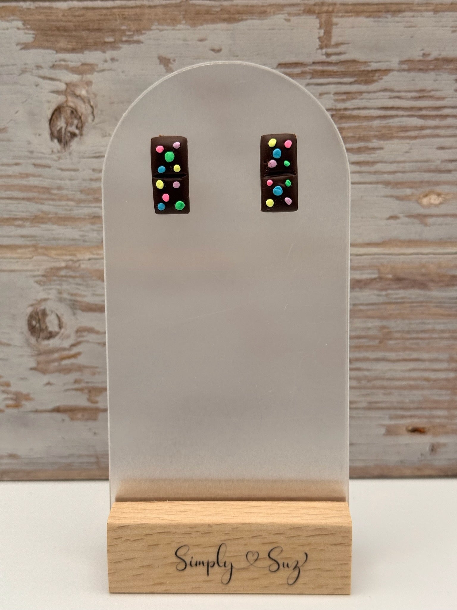 Cosmic Brownie Stud Earrings