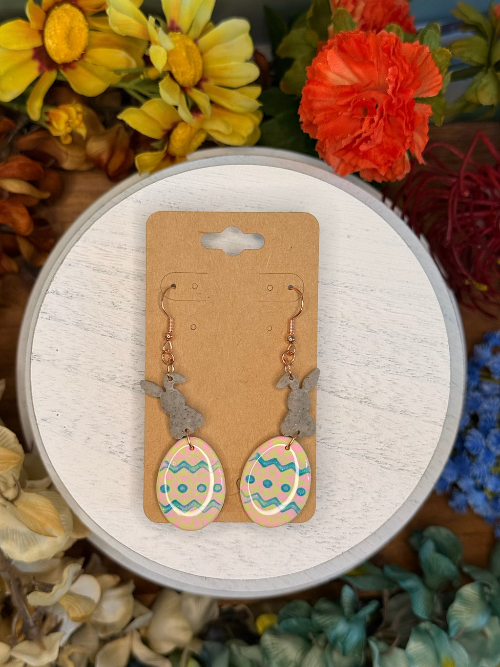 Cottontail Easter Egg Dangles