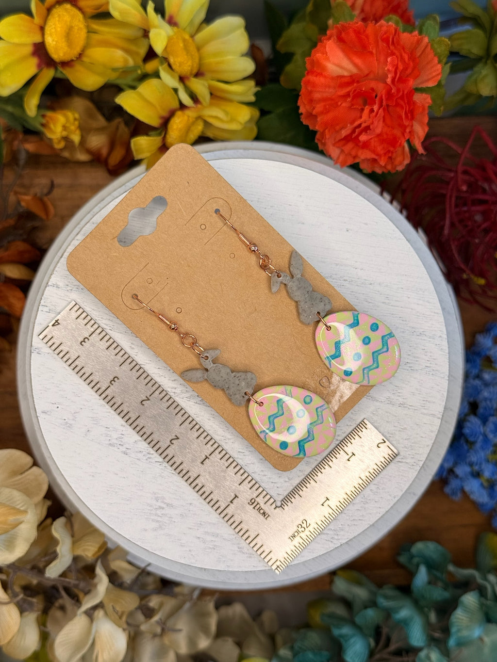 Cottontail Easter Egg Dangles