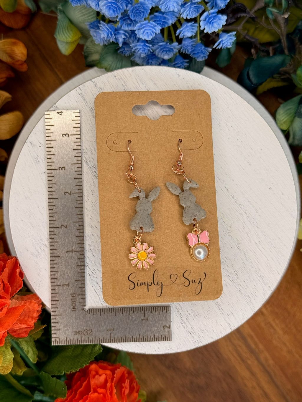 Cottontail Garden Mismatch Dangles