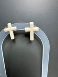 Glitter Cross Studs