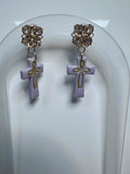 Golden Grace Cross Dangles