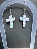 Blooming Cross Dangles