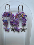 Tidal Swirl Starfish Dangles