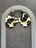 Gilt Cowhide Crosses