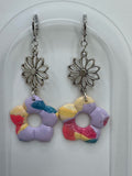 Pastel Garden Bloom Dangle Earrings