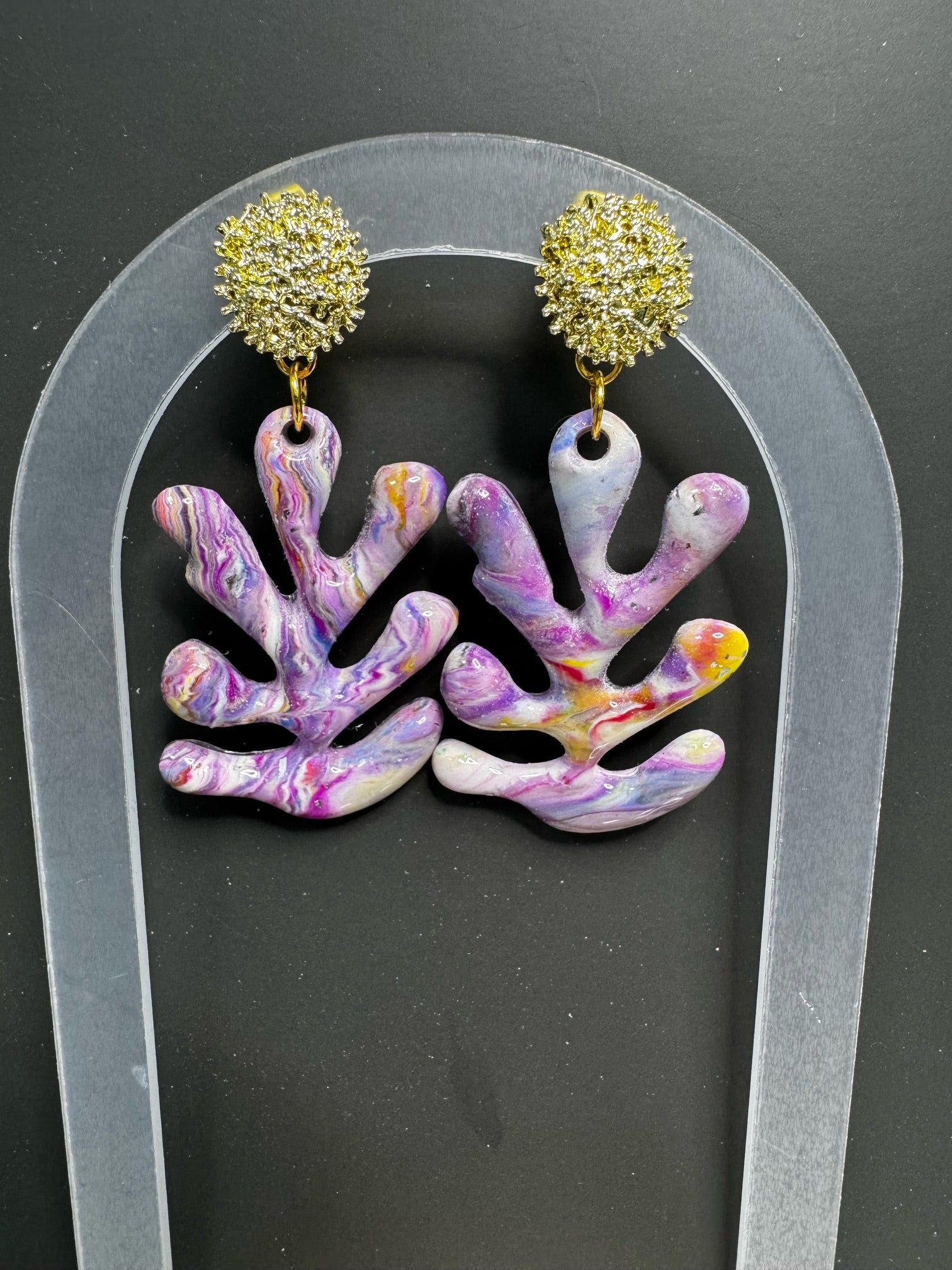 Coral Bloom Earrings