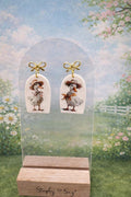 Cozy Duckling Bow Earrings