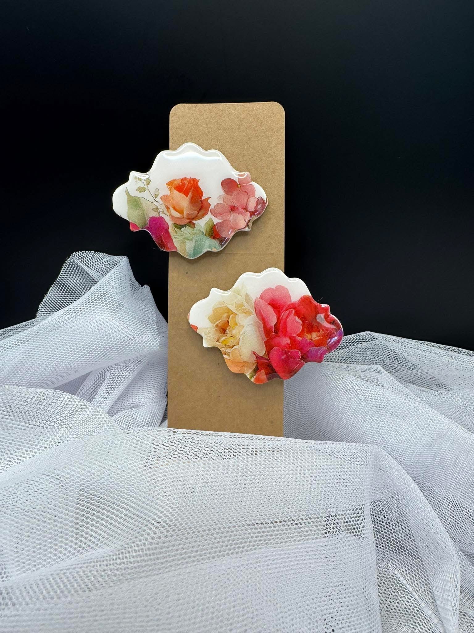 Blooming Garden Cloud Hair Clips