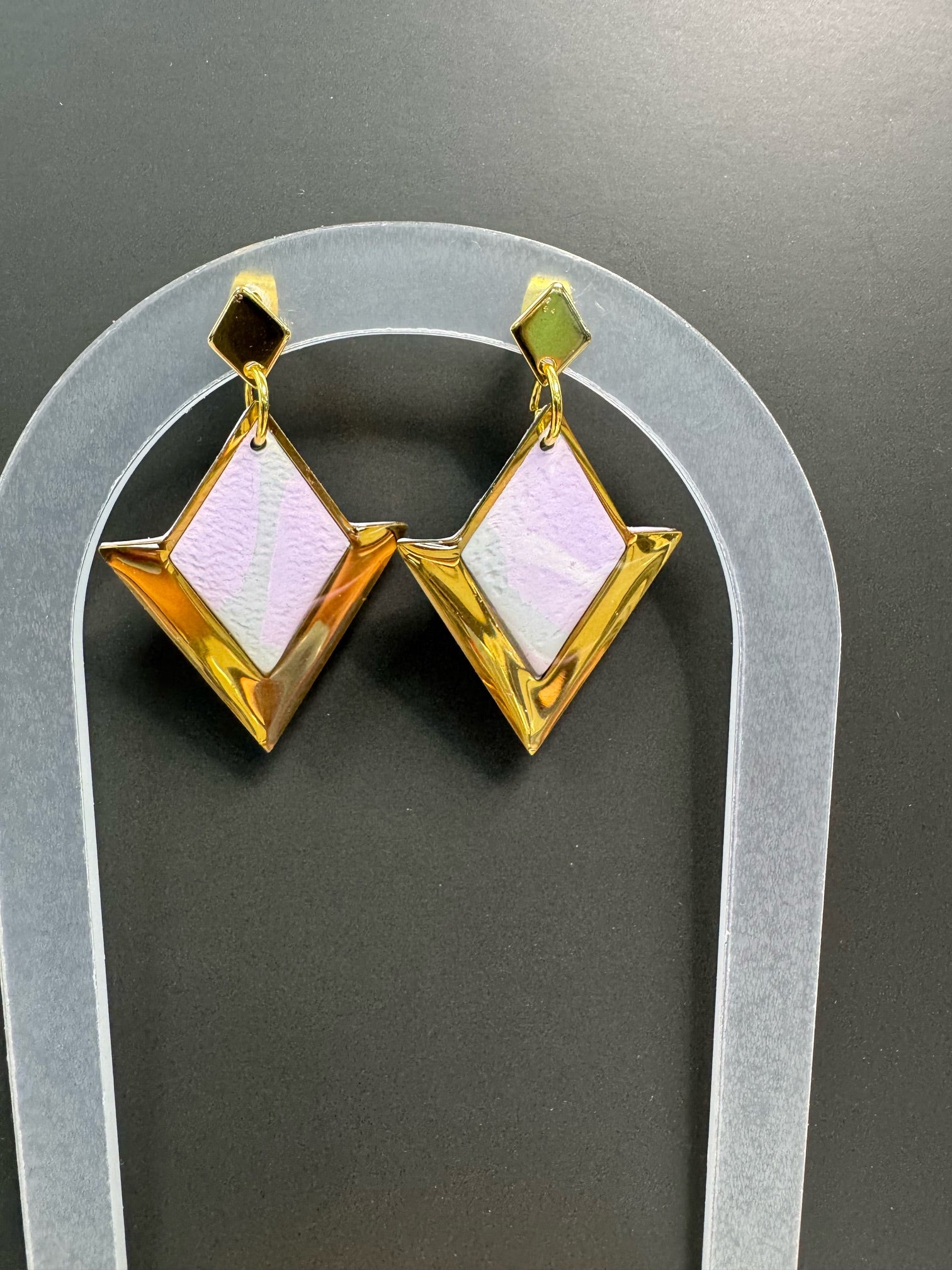Prism Diamond Drop Earrings