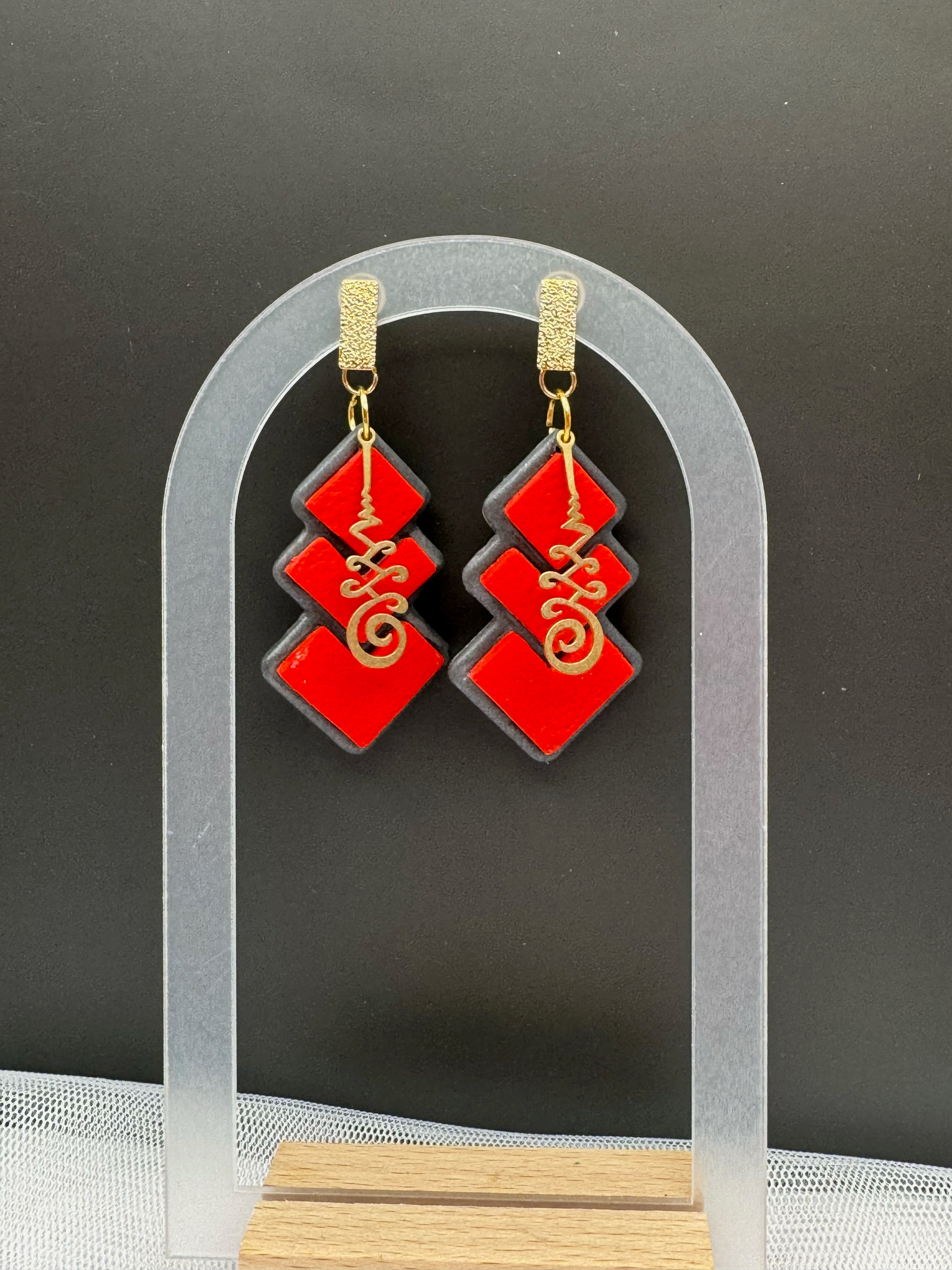 Scarlet Diamond Earrings