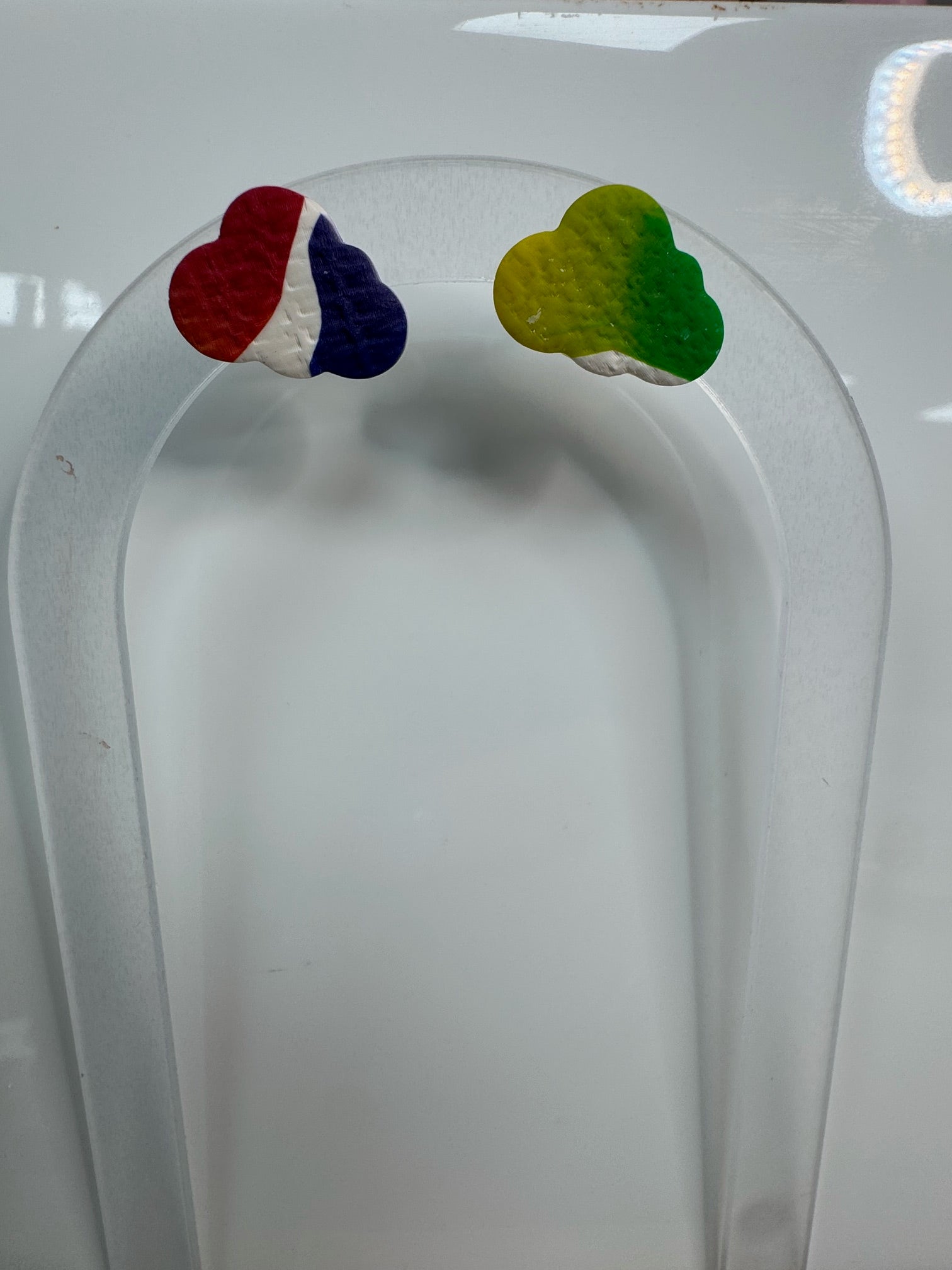 Rainbow Cloud Studs